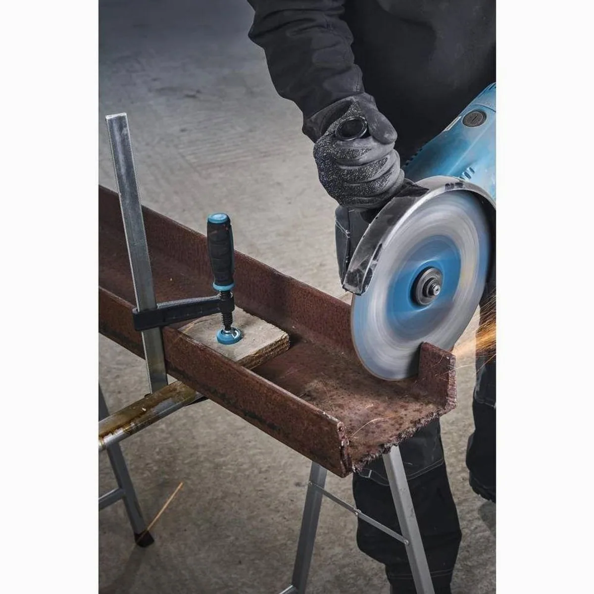 Wolfcraft SC 80-300 Schraubzwinge, hohe Spannkraft, ergonomischer Griff — max. 270 kg 5