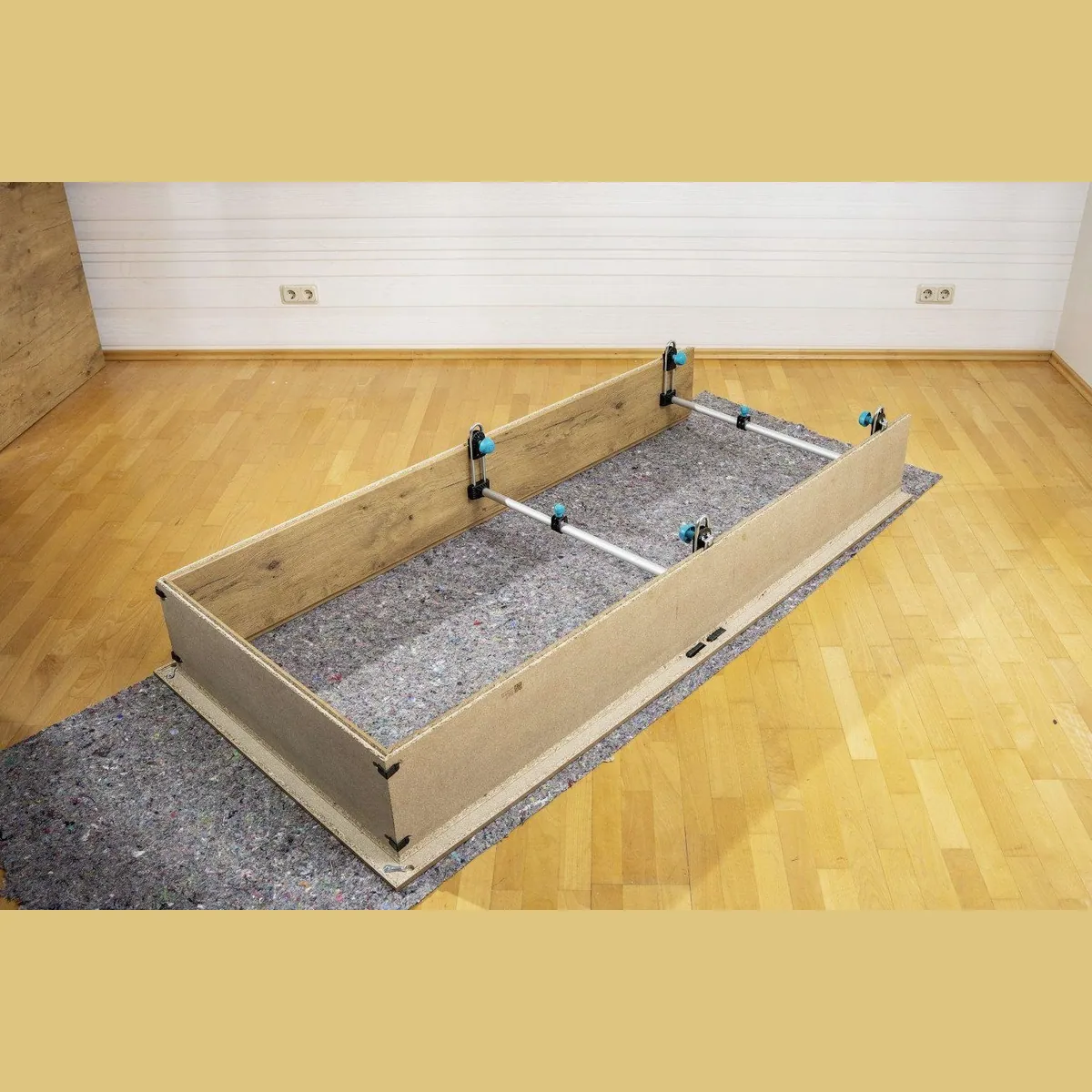 Wolfcraft Türfutterstrebe Easy, präzise Ausrichtung, für Türbreiten 60-100 cm 5