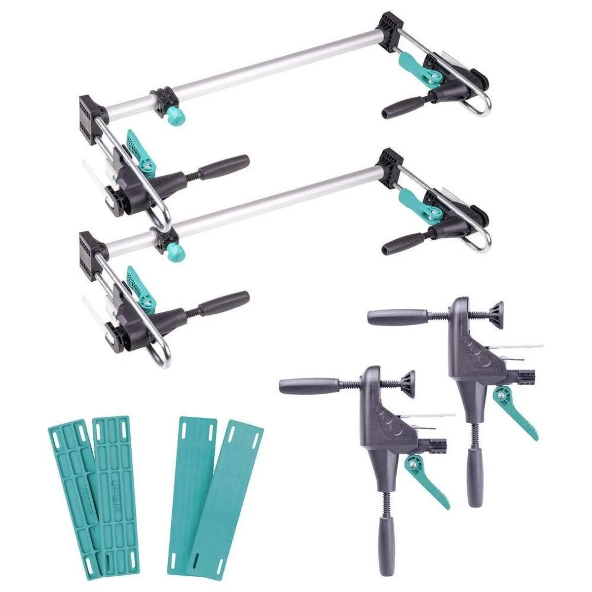 Wolfcraft Türfutter-Montageset Pro, einfache Selbstmontage, präzise Ausrichtung, umfassendes Set