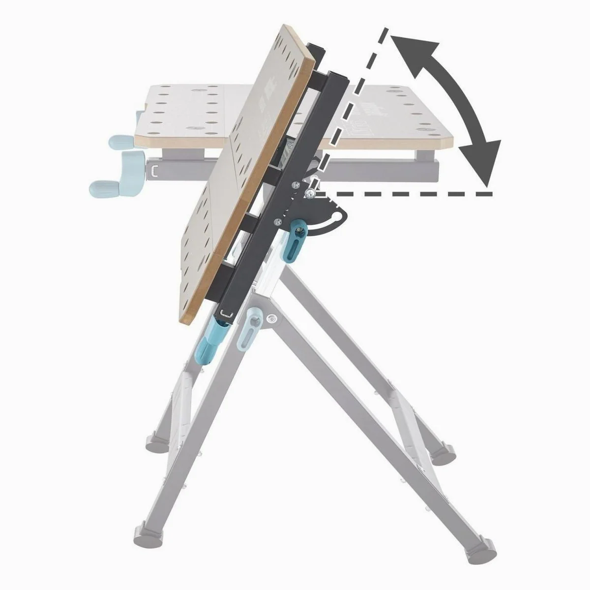 Wolfcraft Spanntisch MASTER 650 ERGO, höhenverstellbar, schwenkbar, mobil 5