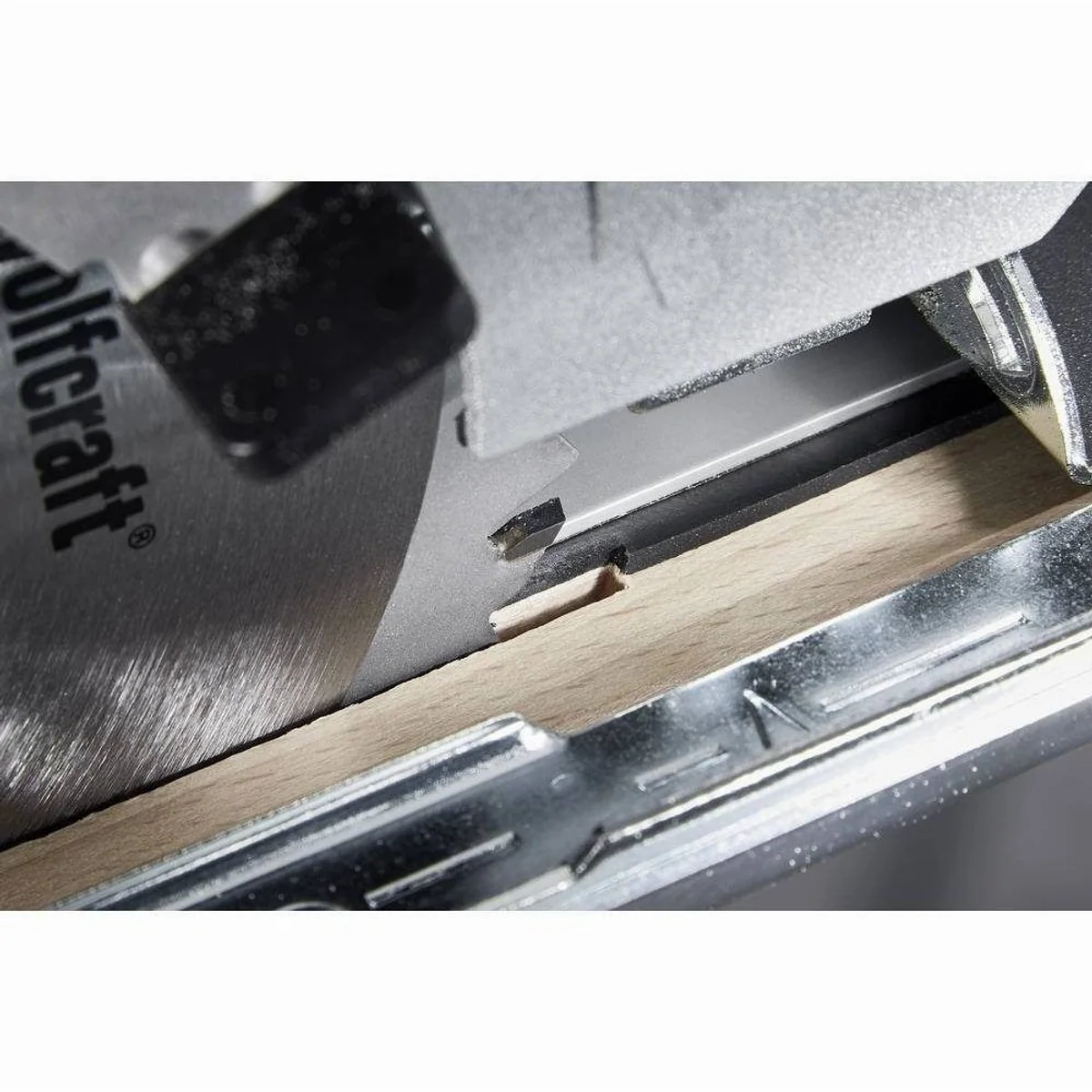 Wolfcraft FKS 145 Führungsschiene, präzise Schnitte, rutschsicher, für Handkreissägen 5