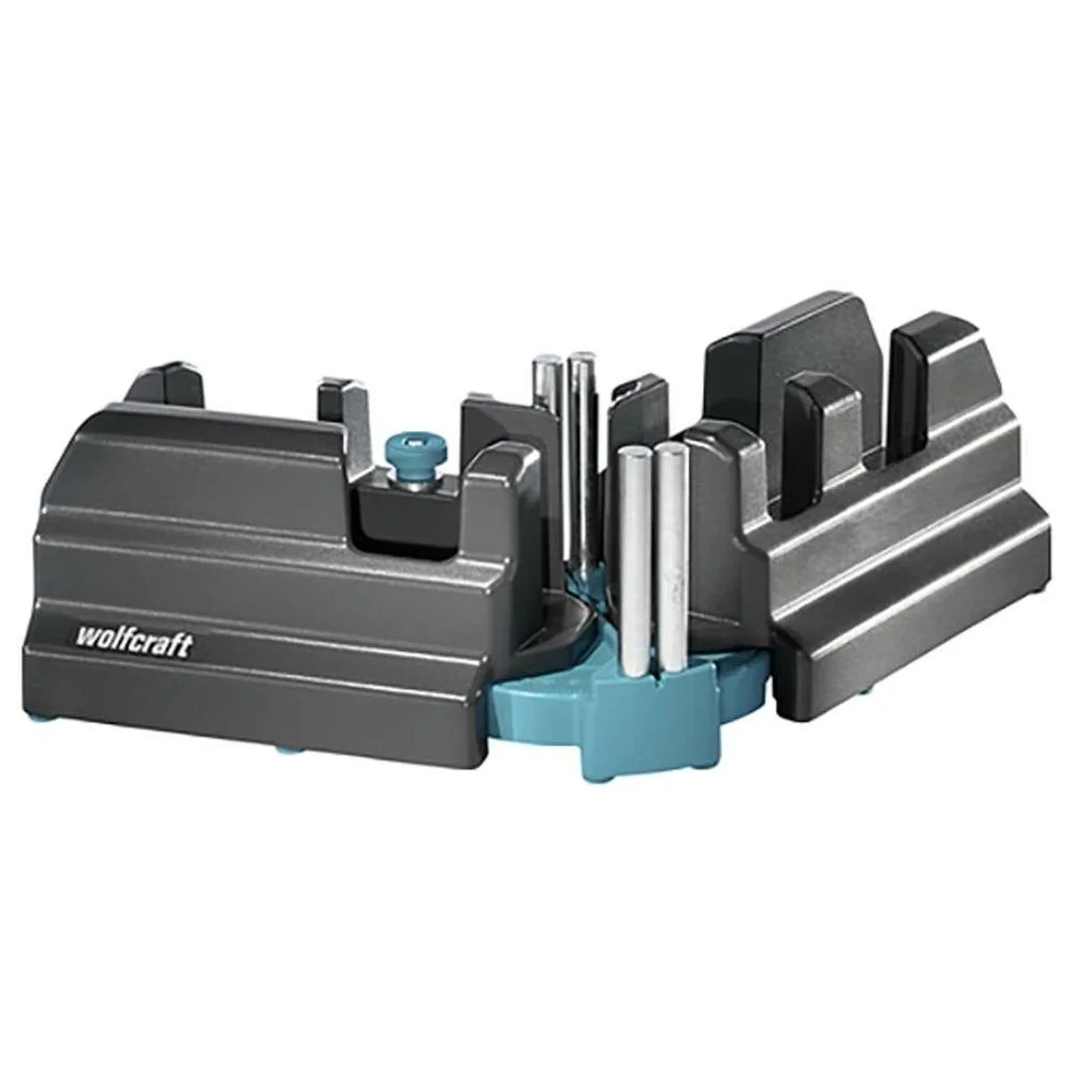 Wolfcraft Handsäge Schmiege und Schneidlade, 2-in-1-Funktion, exakte Gehrungen