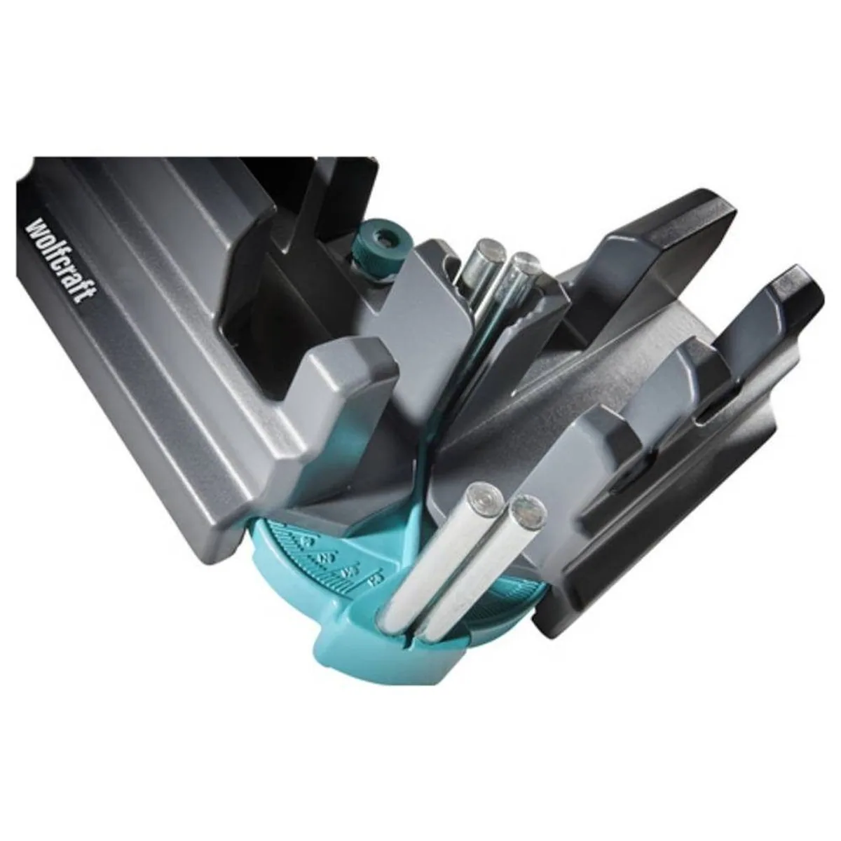 Wolfcraft Handsäge Schmiege und Schneidlade, 2-in-1-Funktion, exakte Gehrungen 3