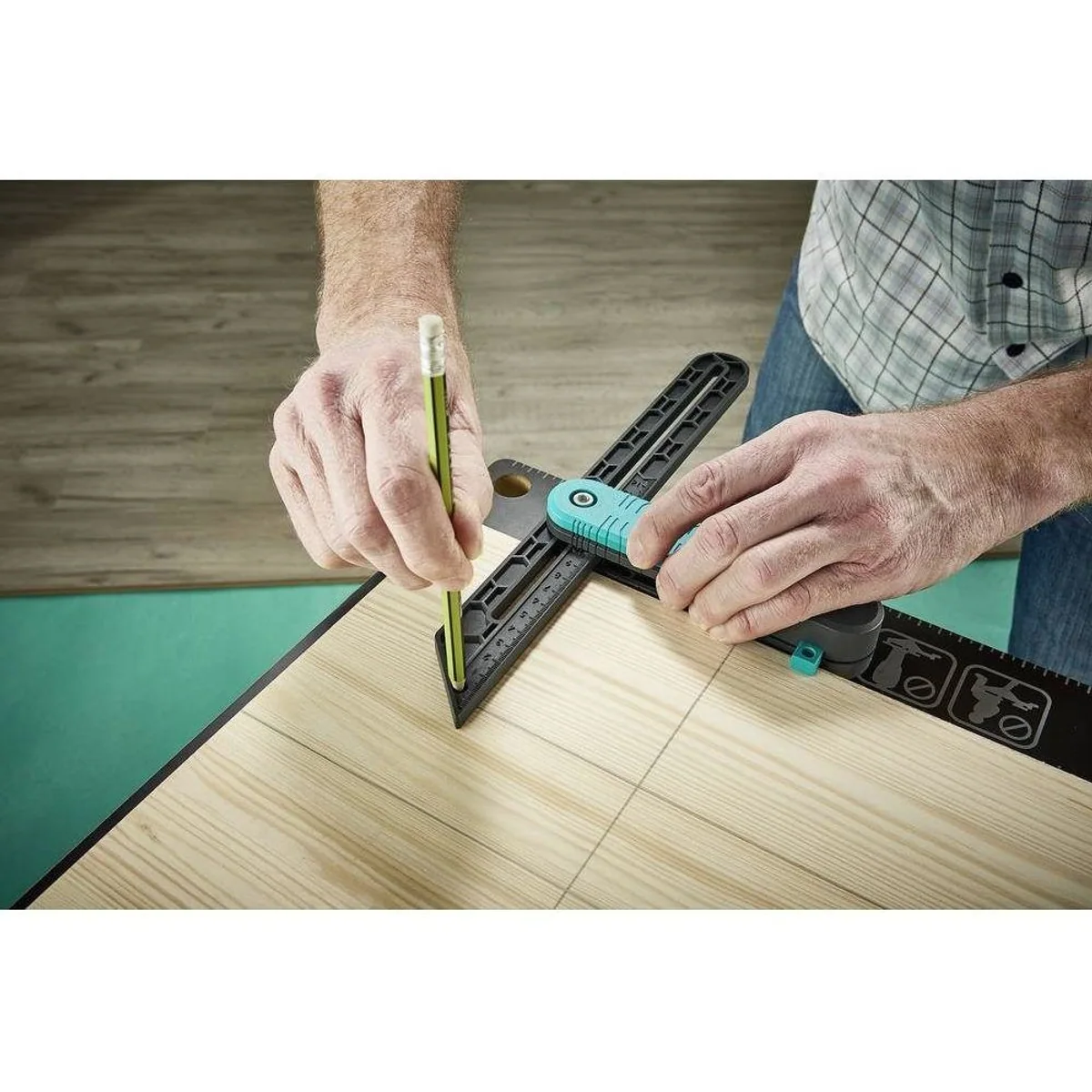 Wolfcraft Winkelmesser Winkelschmiege, präzise Winkelübertragung, handliche Bedienung 5