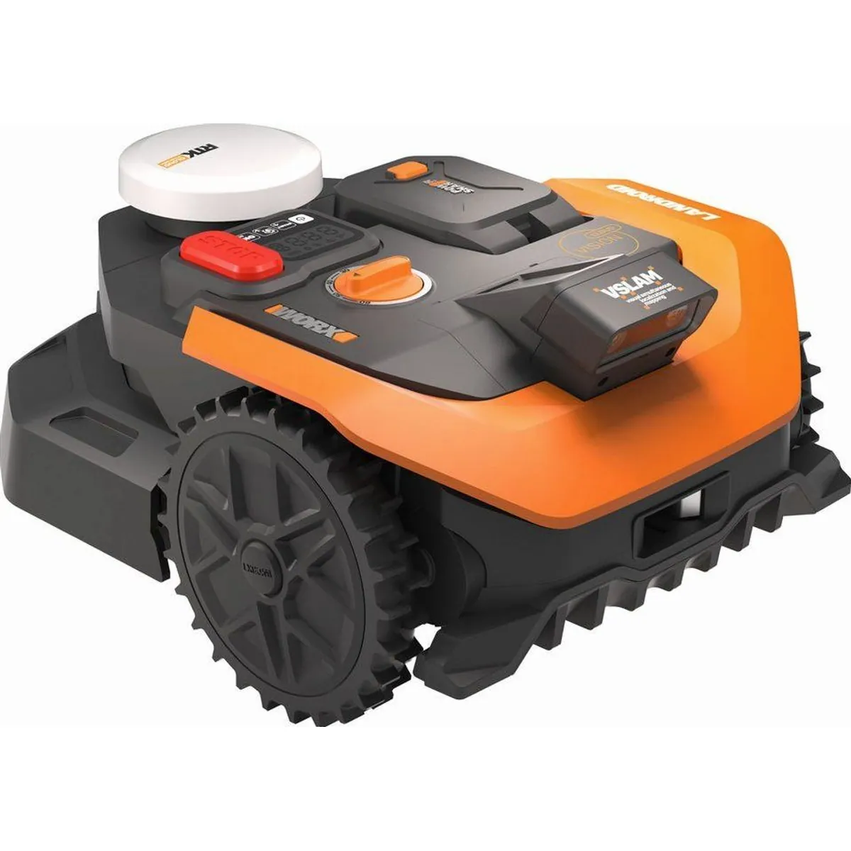 Worx Landroid Vision Cloud WR365E, kabellos, KI-Hinderniserkennung, App-Steuerung