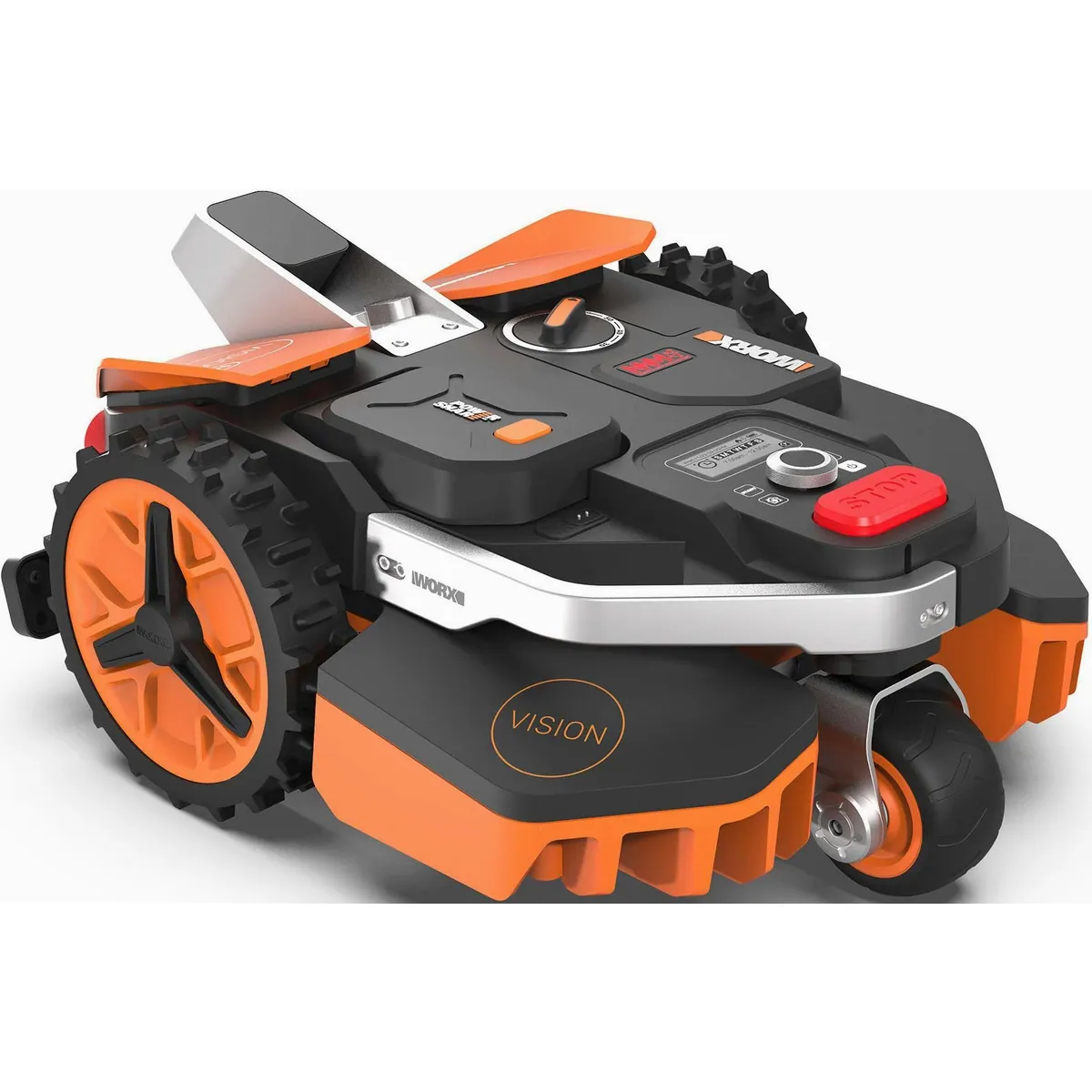 Worx Landroid VISION M600, intelligenter Mähroboter für 600 m² Rasenfläche — kabellos, Hindernisvermeidung, wetterangepasst