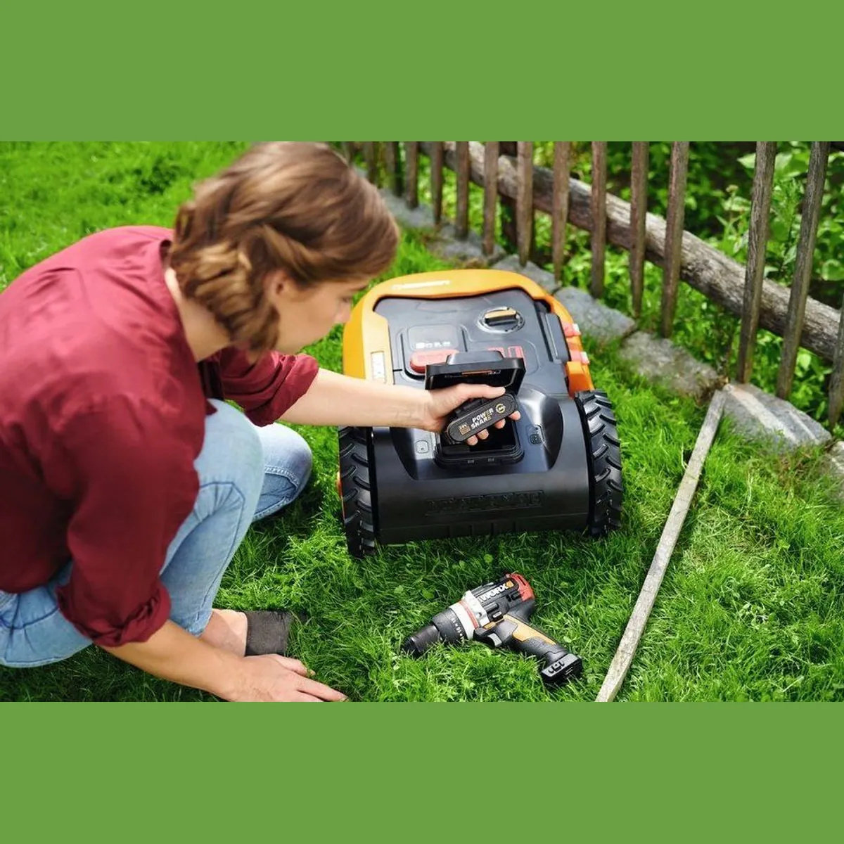 Worx Landroid S400 Rasenmähroboter, bis 400 m², 20V, WiFi/Bluetooth, Cut to edge 2