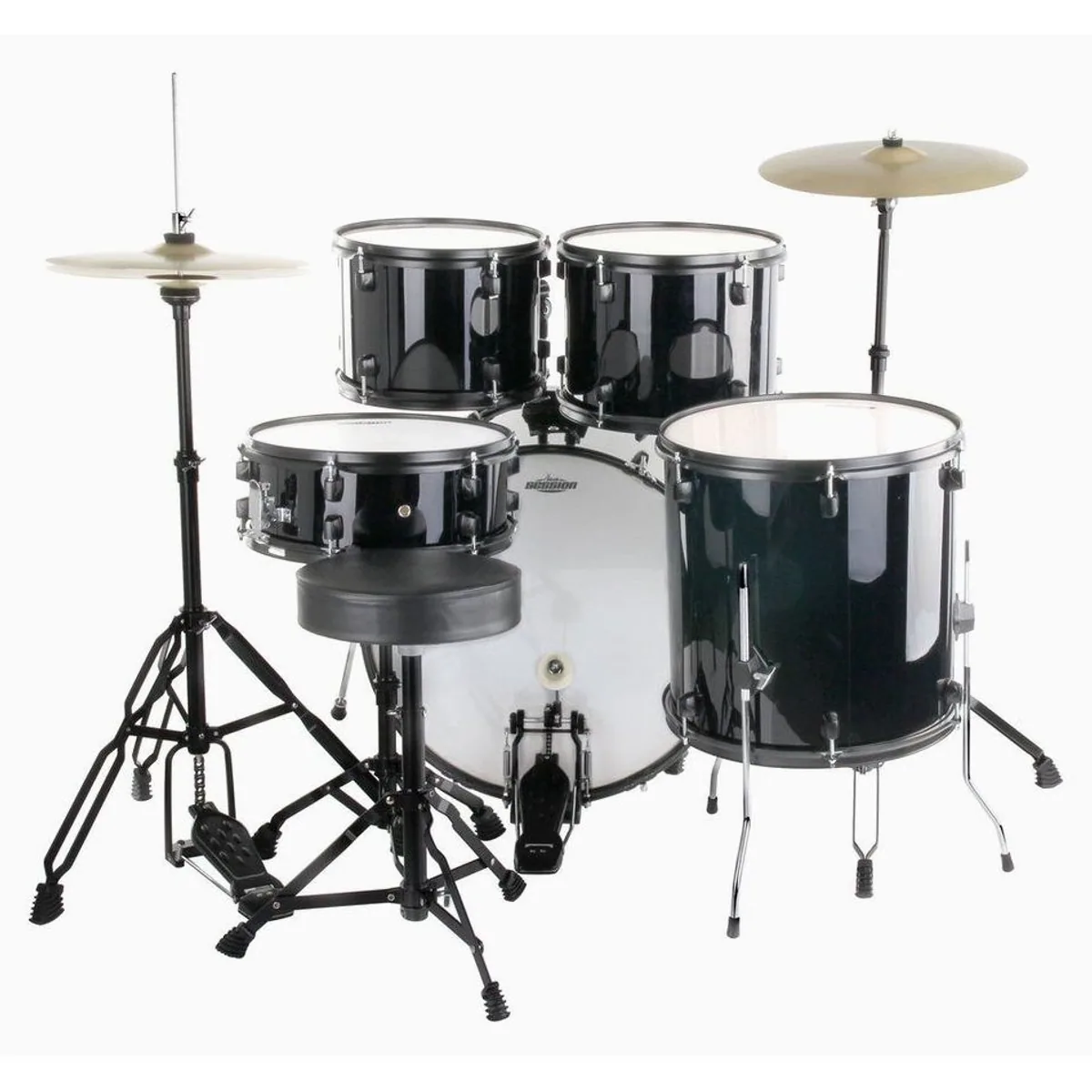 XDrum Schlagzeug Rookie 22" Standard, komplettes Set mit Hocker & Drumsticks 2