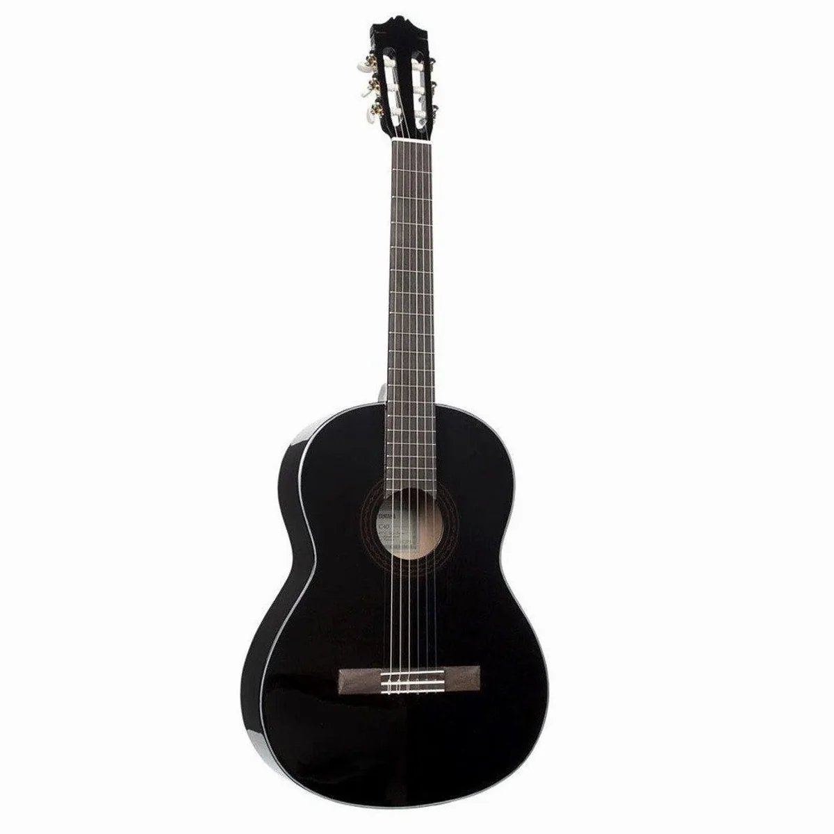 Yamaha C 40 BLK Konzertgitarre, Fichtendecke, Meranti-Korpus, Palisander-Griffbrett