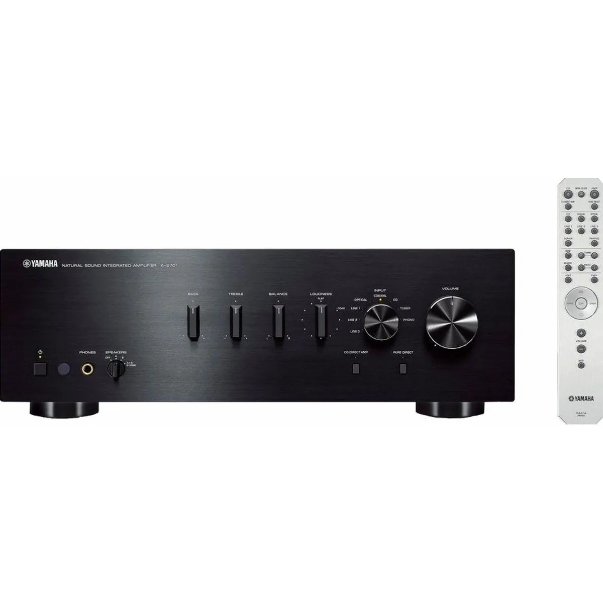 Yamaha A-S701 Verstärker, 2-Kanal, 200 W Leistung — ideal für HiFi-Anlagen