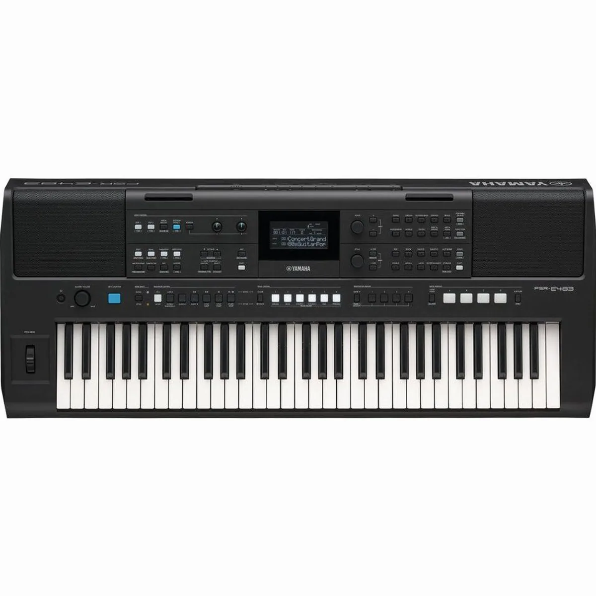 Yamaha PSR-E483 Keyboard, vielseitige Funktionen, druckvoller Sound
