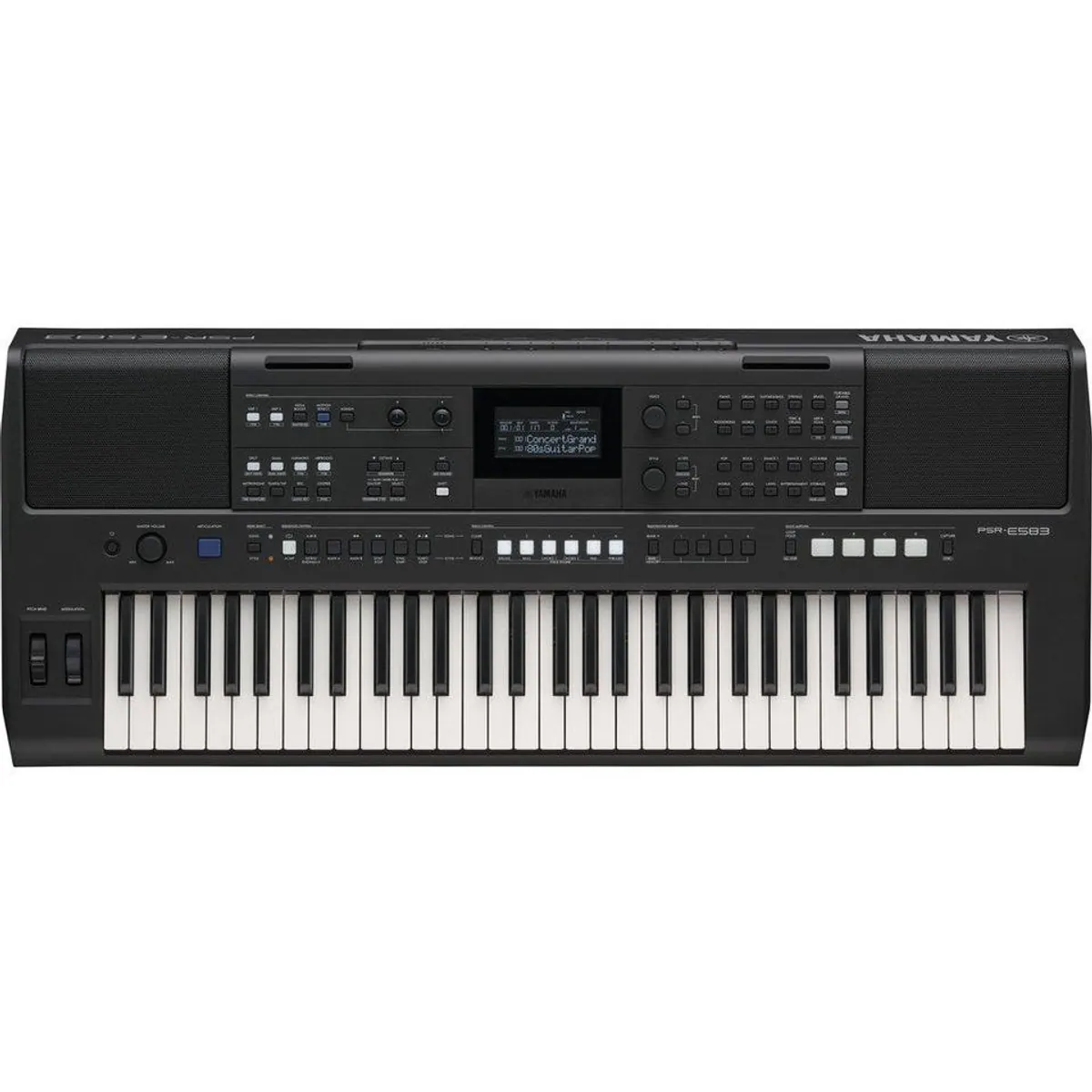 Yamaha PSR-E583 Keyboard, erweiterte Speicher- und Effektmöglichkeiten, USB-C-Anschluss