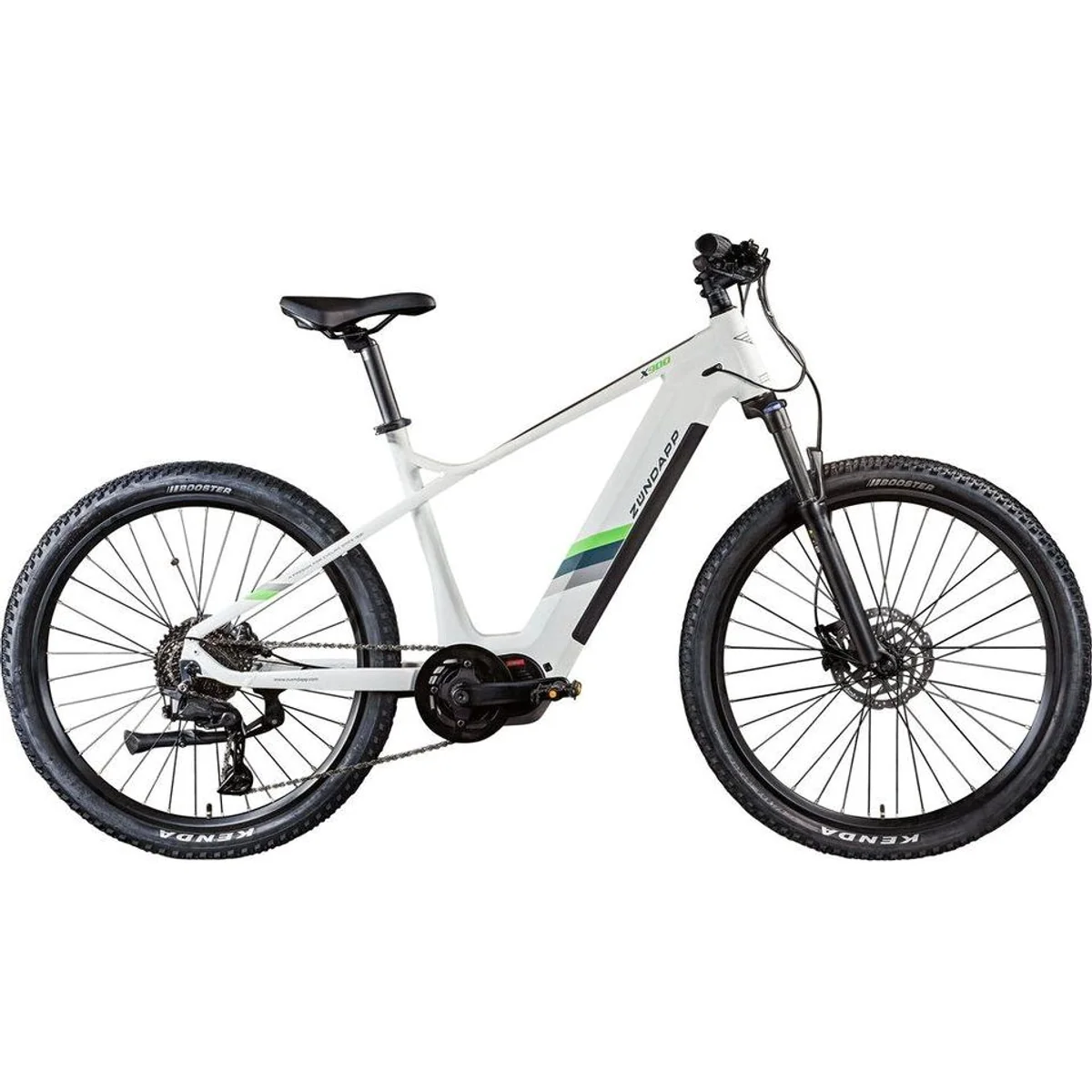 Zündapp X900 E-Bike Mountainbike, 733 Wh Akku, 10 Gang Shimano Schaltung, Mittelmotor
