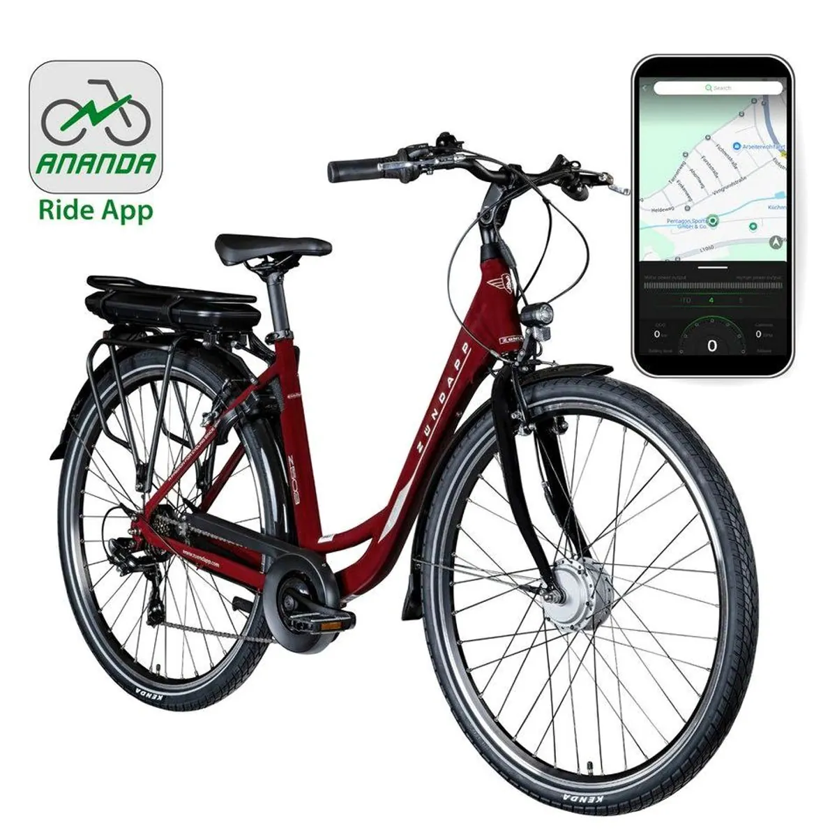 Zündapp Z503 E-Bike Cityrad, 7-Gang Shimano, Frontmotor, 536 Wh 2
