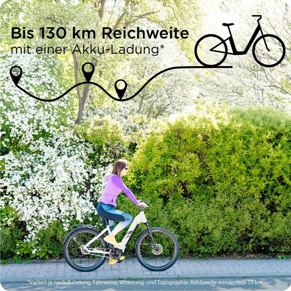Zündapp E-Bike Cityrad X885, 7 Gang Nabenschaltung, Mittelmotor, 550 Wh 2