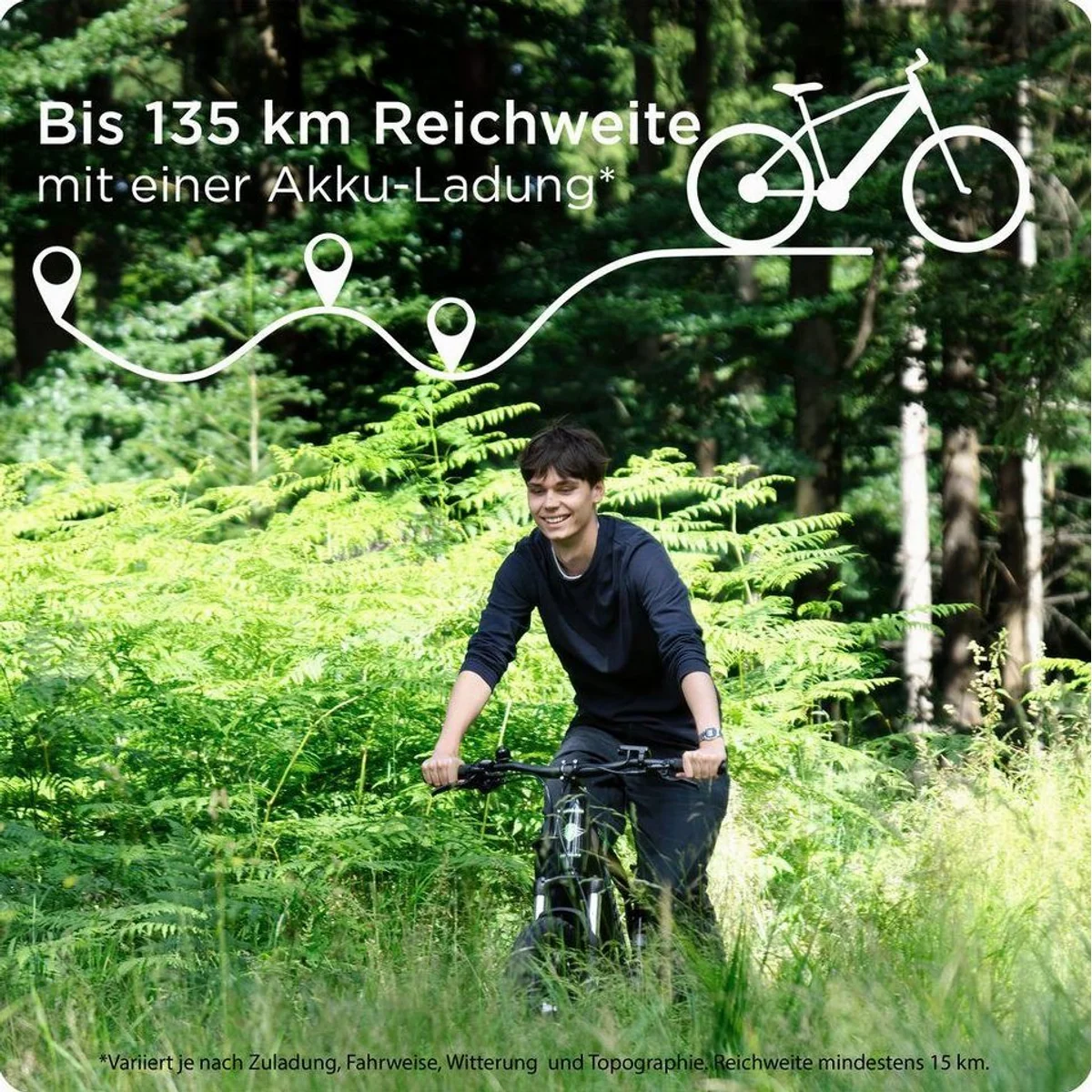 Zündapp Z890 E-Mountainbike, 10 Gang Shimano Deore, 550 Wh Akku, App-Steuerung 3