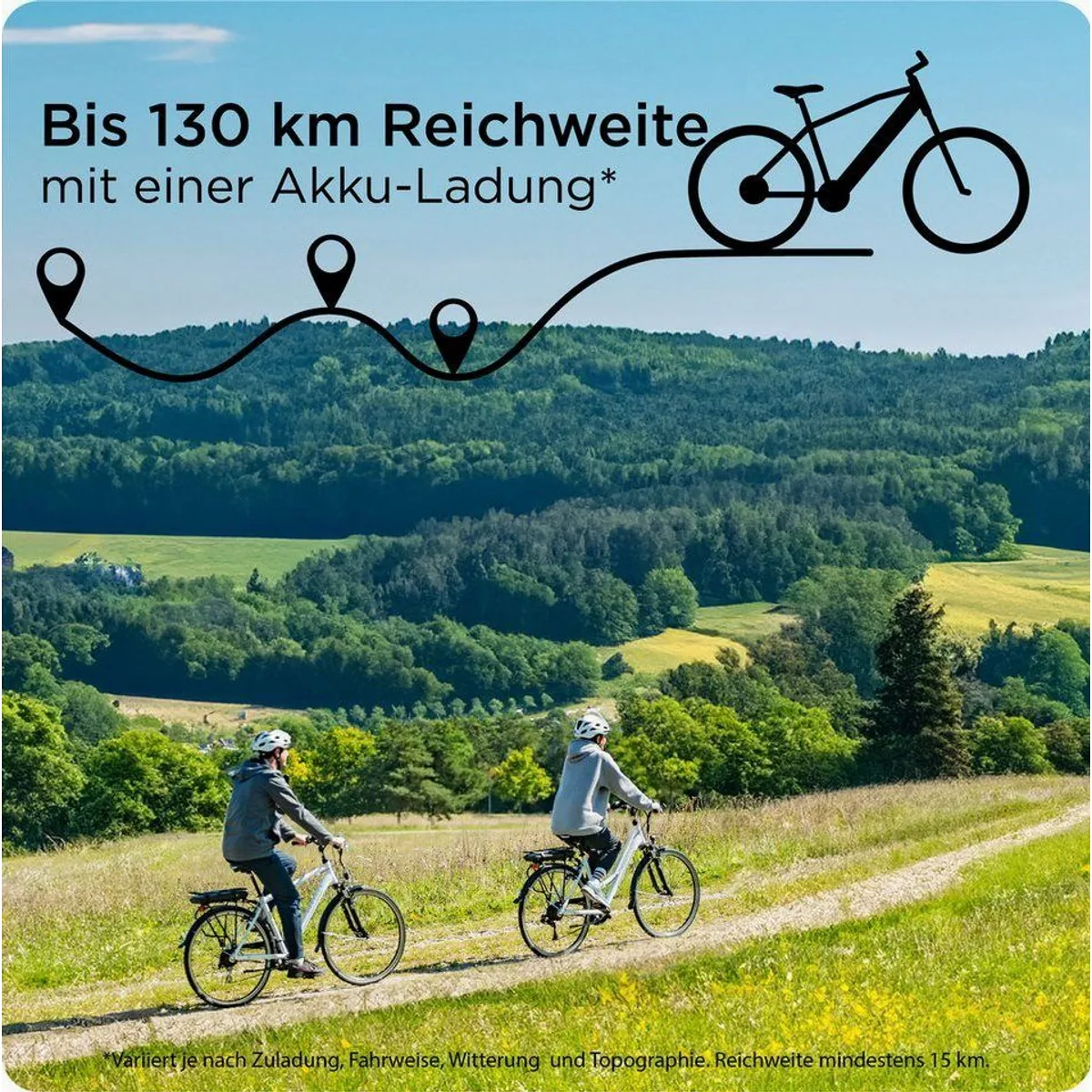 Zündapp Z802 E-Bike Trekkingrad Damen, 21 Gang Shimano, 536 Wh Akku, Heckmotor 2