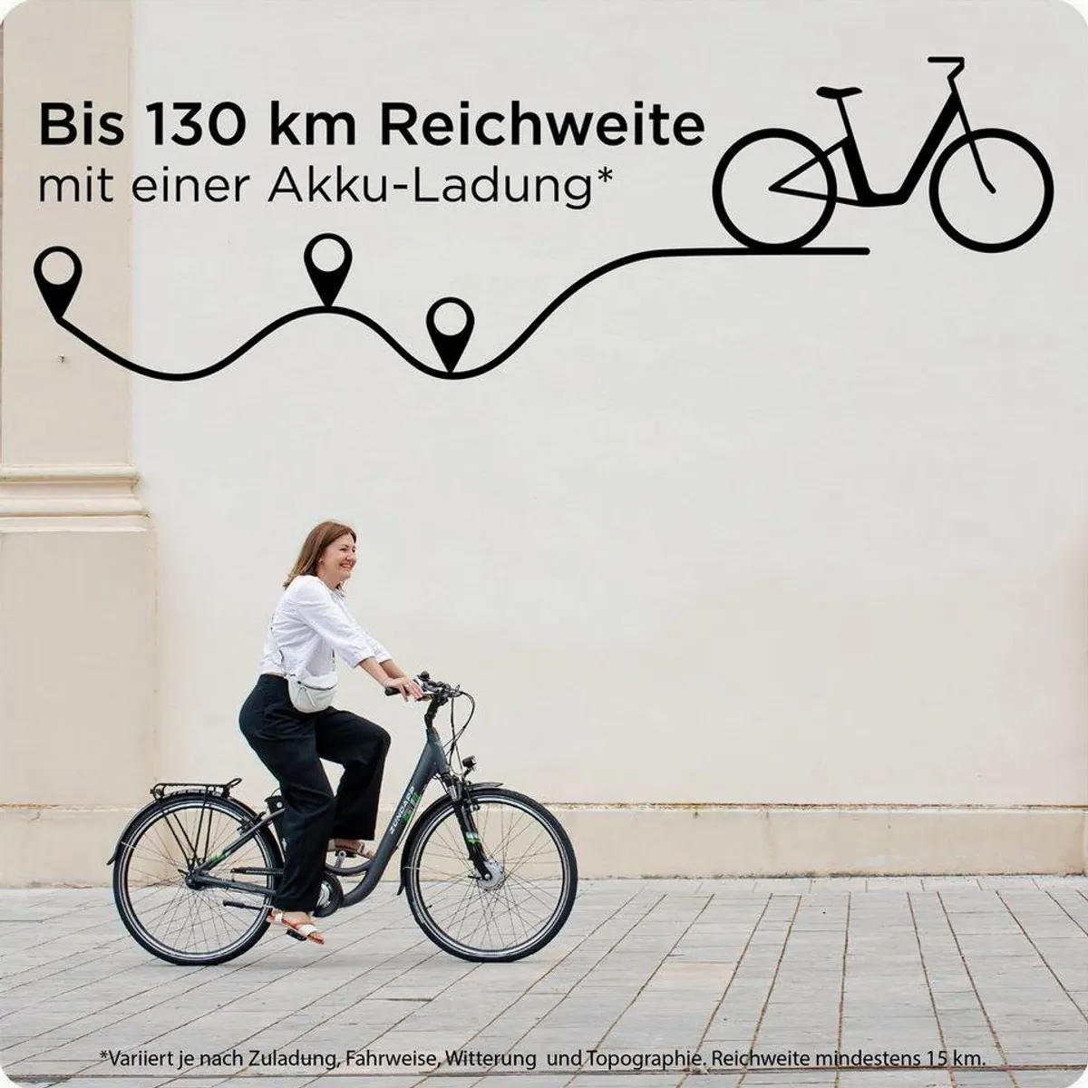 Zündapp Green 2.7 E-Bike, 3 Gang Nabenschaltung, 531,6 Wh Akkukapazität 3