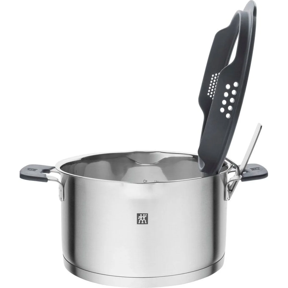 Zwilling Topf-Set Simplify, 4-teilig, Edelstahl, integriertes Sieb, Induktion 4