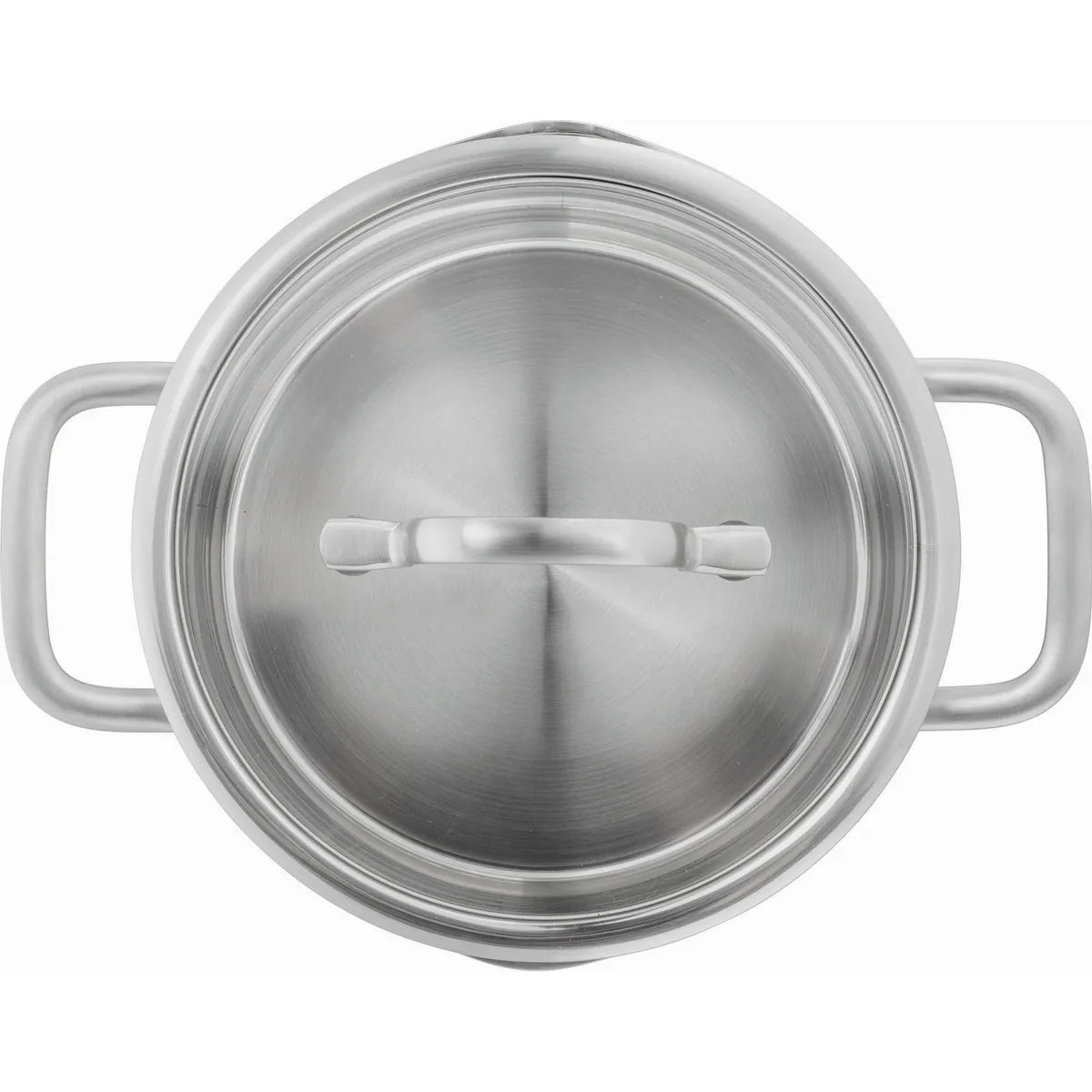 Zwilling TrueFlow Topf-Set, 4-teilig, Edelstahl, integrierte Siebfunktion 5