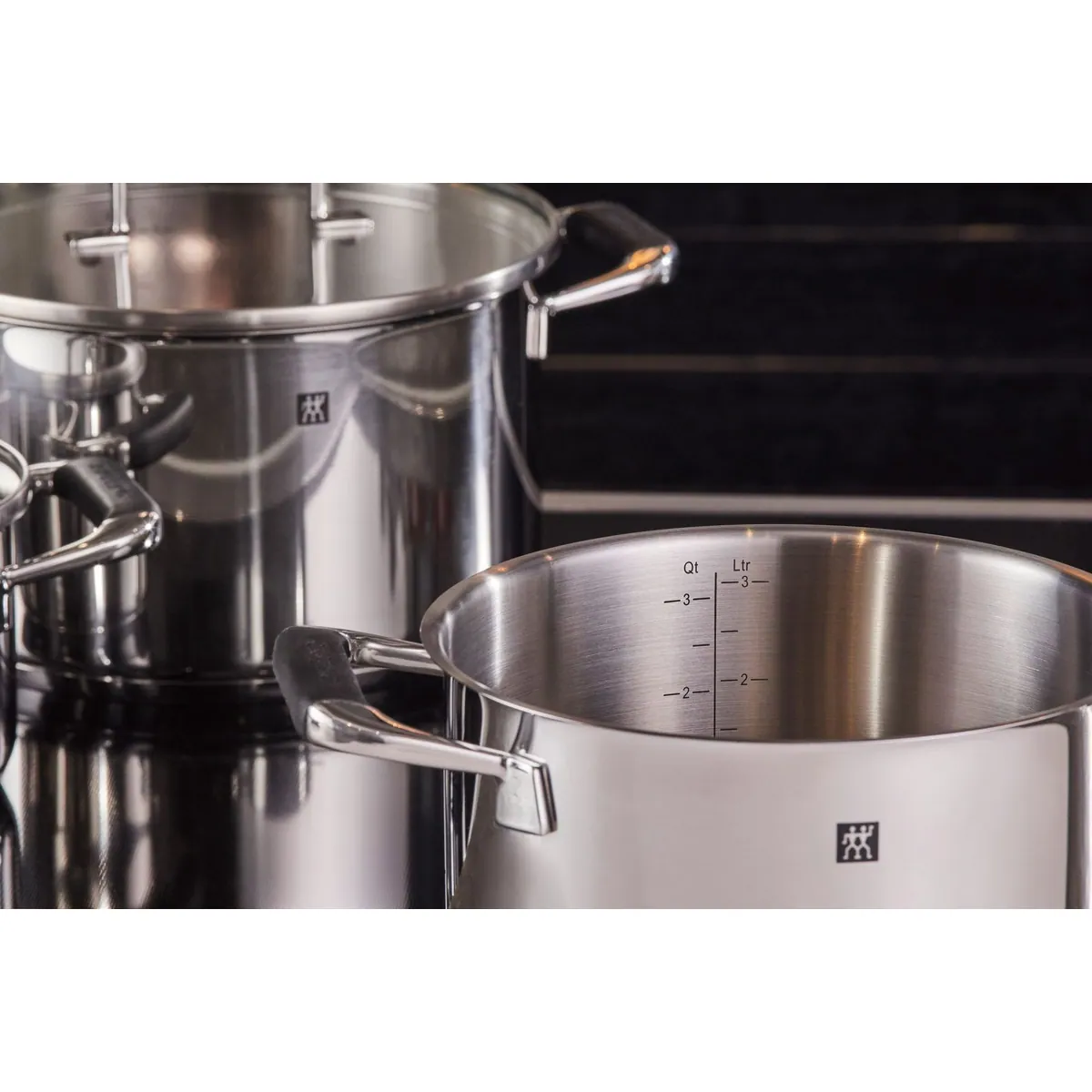 Zwilling Topf-Set Poletto, 5-tlg., rostfreier Edelstahl, induktionsgeeignet 4