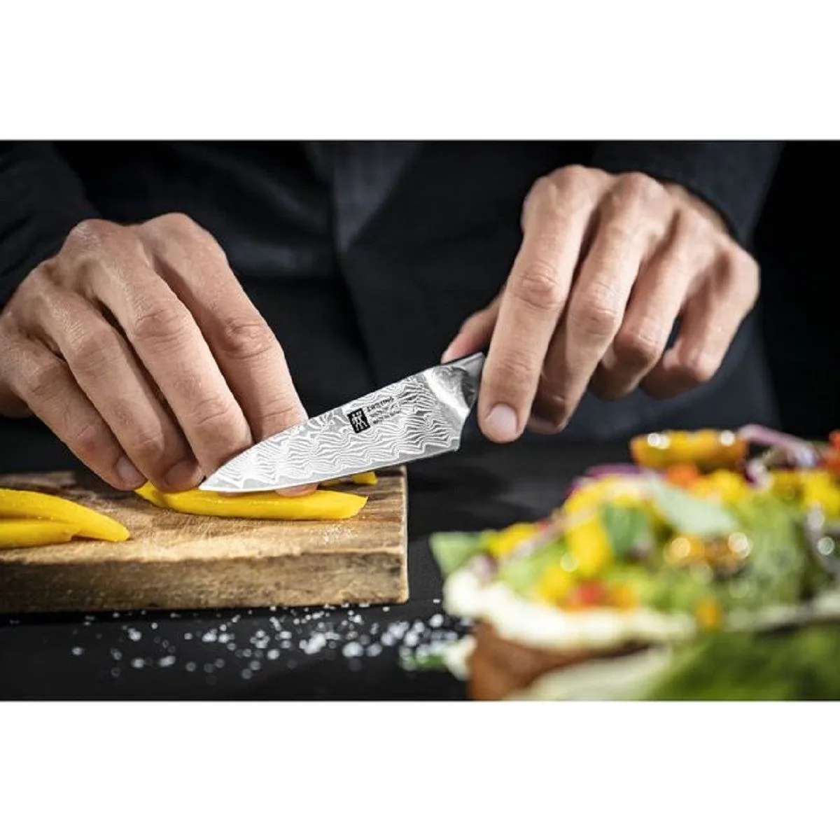 Zwilling Tanrei Spickmesser, 10 cm Klinge, 101 Lagen Premium-Stahl 4