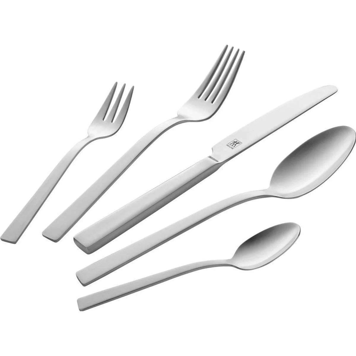 Zwilling Besteck-Set King matt, 68-teilig, für 12 Personen, rostfreier Edelstahl 18/10