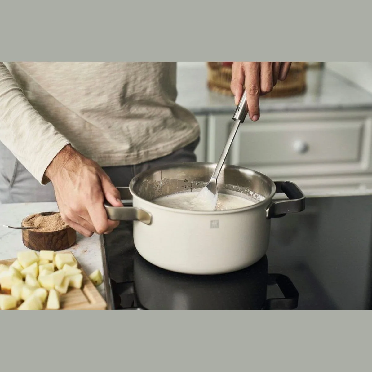 Zwilling Topf-Set Pure, 5-teilig, Edelstahl 18/10, gleichmäßige Hitzeverteilung 2