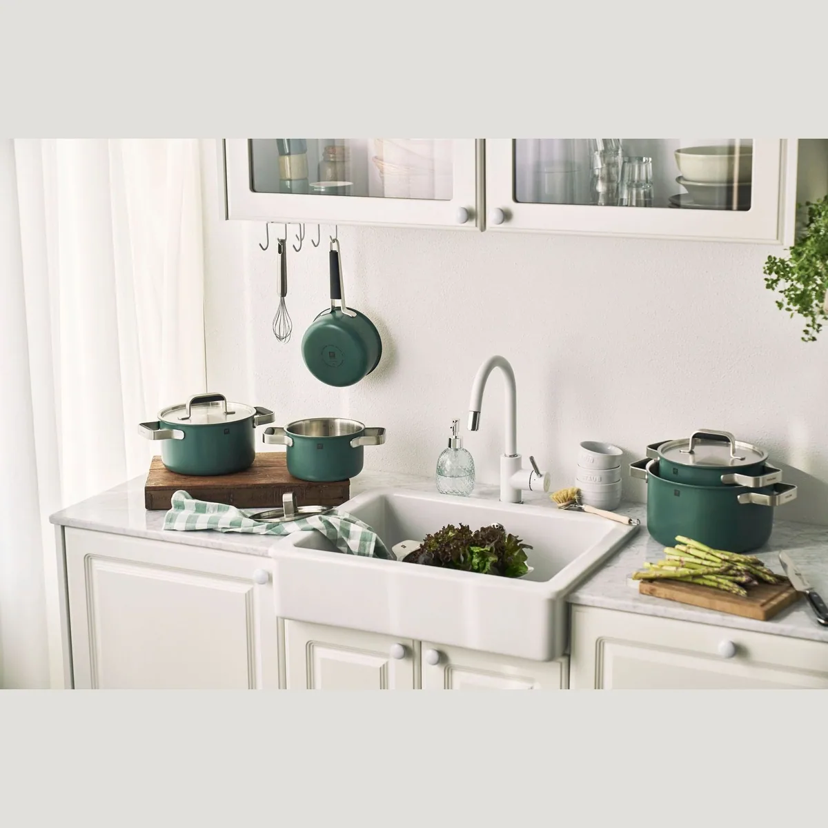 Zwilling Topf-Set Pure, 5-teilig, Edelstahl 18/10, gleichmäßige Hitzeverteilung 2