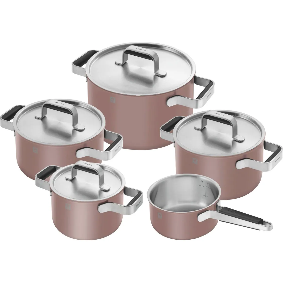 Zwilling Pure Kochtopfset, 5-teilig, gleichmäßige Hitzeverteilung