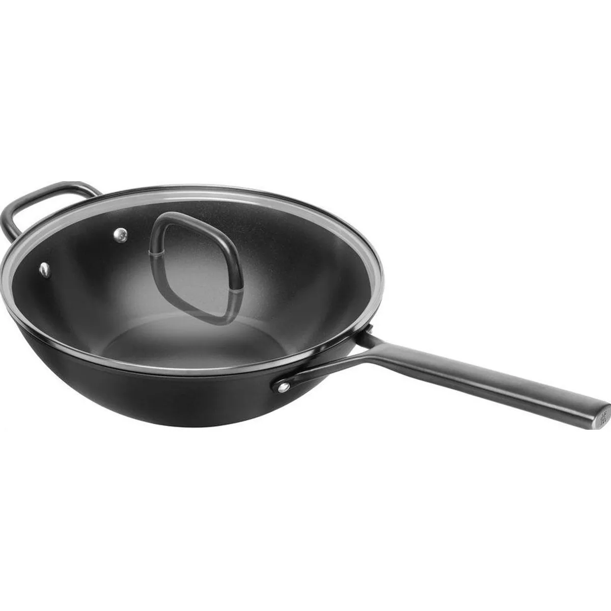 Zwilling Milano Wok, Aluminium, innovative Keramik-Antihaftbeschichtung, Induktionsgeeignet